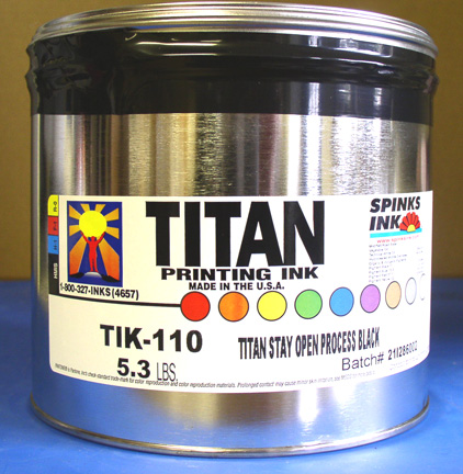 (image for) TIK-110 Titan Stay Open Process Black 5.4 lbs.